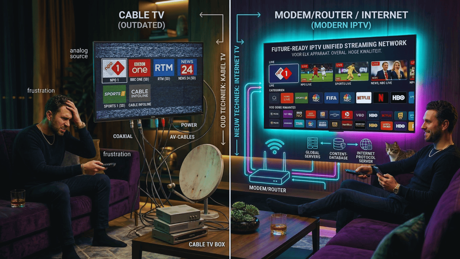 IPTV op verschillende apparaten - Smart TV, Firestick, smartphone